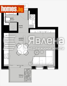 Едностаен, 48m² - Апартамент за продажба - 117492669