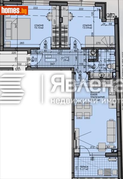 Тристаен, 94m² - Жк. Зорница, Бургас - Апартамент за продажба - ЯВЛЕНА - 117492782