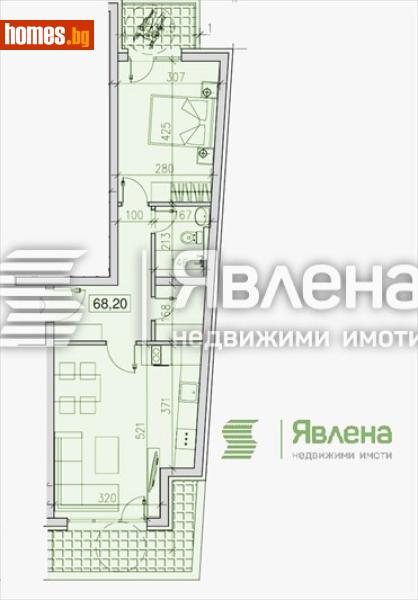 Двустаен, 79m² - Кв. Модерно Предградие, София - Апартамент за продажба - ЯВЛЕНА - 117492803