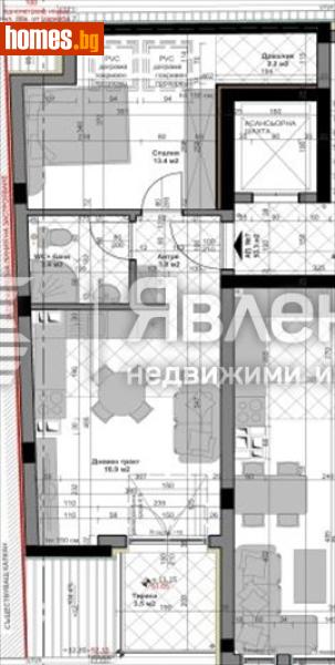 Двустаен, 71m² -  ЗК Тракия, Варна - Апартамент за продажба - ЯВЛЕНА - 117492955