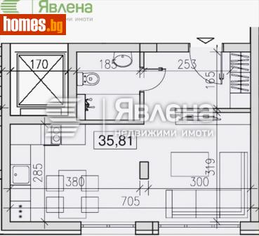 Едностаен, 43m² - Апартамент за продажба - 117493505