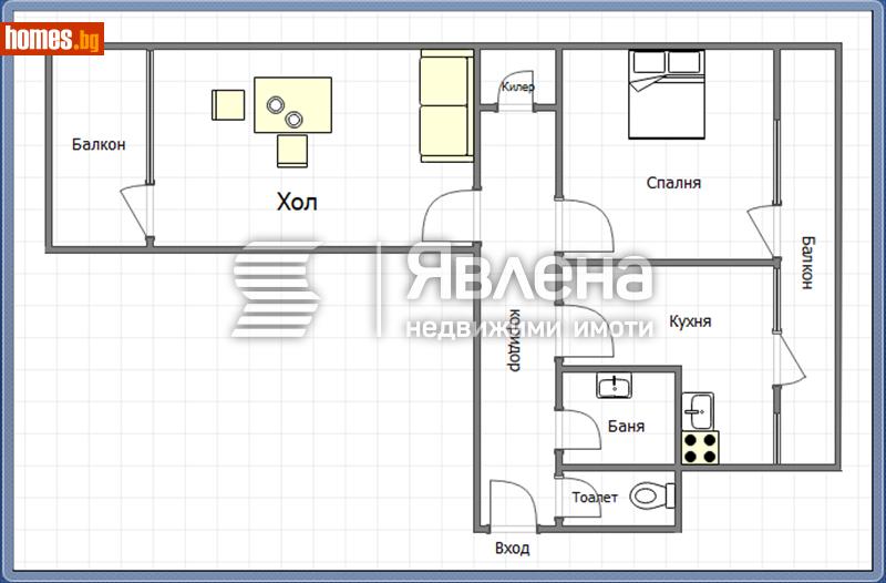 Тристаен, 75m² - Жк. Победа, Варна - Апартамент за продажба - ЯВЛЕНА - 117493602