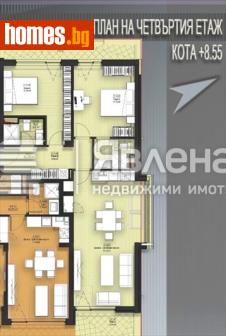 Тристаен, 125m² - Апартамент за продажба - 117494081