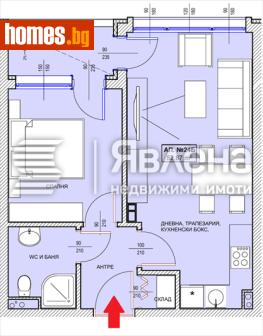 Двустаен, 60m² - Апартамент за продажба - 117494244
