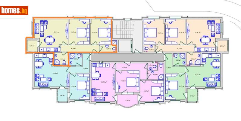 Тристаен, 91m² -  Център, Хасково - Апартамент за продажба - Имоти Мира - 117507727
