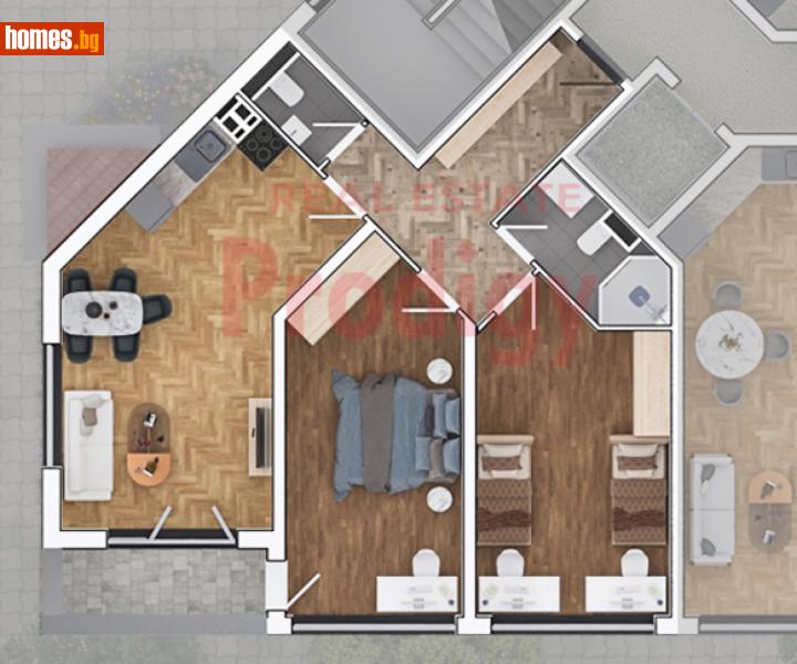 Тристаен, 110m² - Жк. Овча Купел 1, София - Апартамент за продажба - Продиджи - 117512269