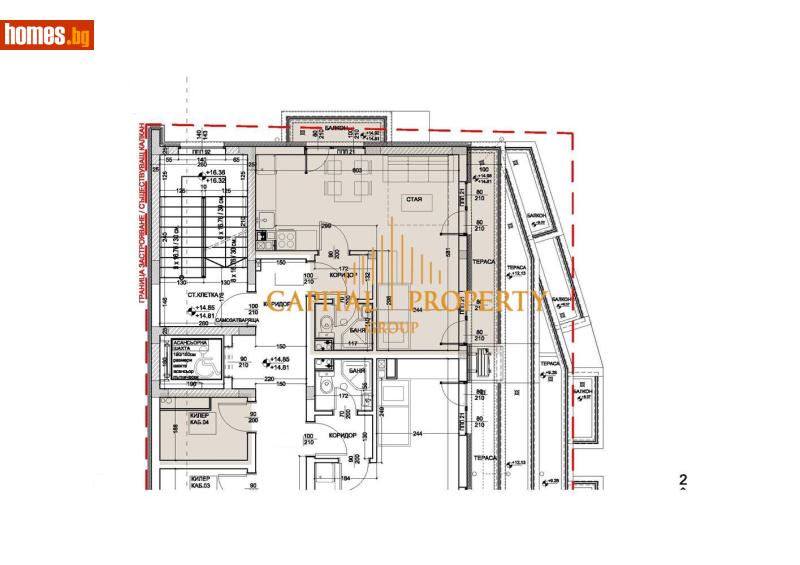 Двустаен, 60m² - Жк. Левски, Варна - Апартамент за продажба - Капитал Пропърти Груп - 117533209