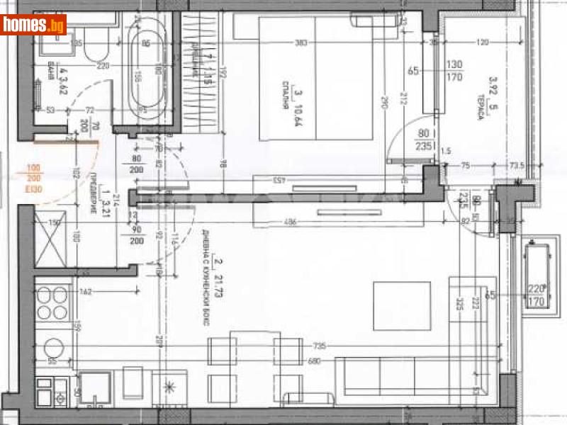 Двустаен, 64m² - Кв. Малинова Долина, София - Апартамент за продажба - ИМОТЕКА АД - 117640288