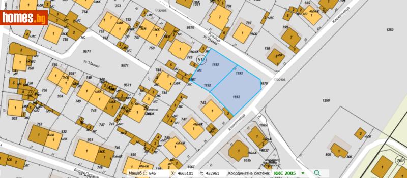 Парцел, 1195m² - Кв. Прослав, Пловдив - Парцел за продажба - БРИА - 117642743