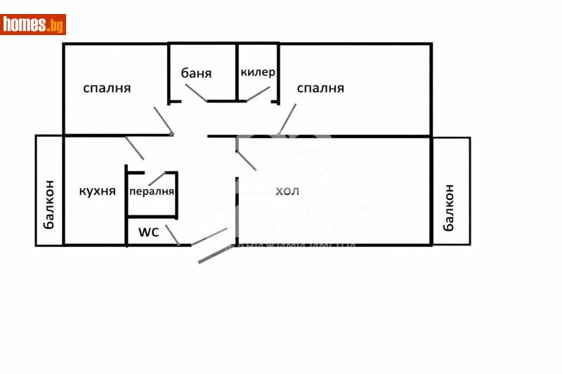 Тристаен, 88m² - Жк. Разсадника, София - Апартамент за продажба - Примо Плюс - 117643767