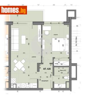 Двустаен, 79m² - Апартамент за продажба - 117670933