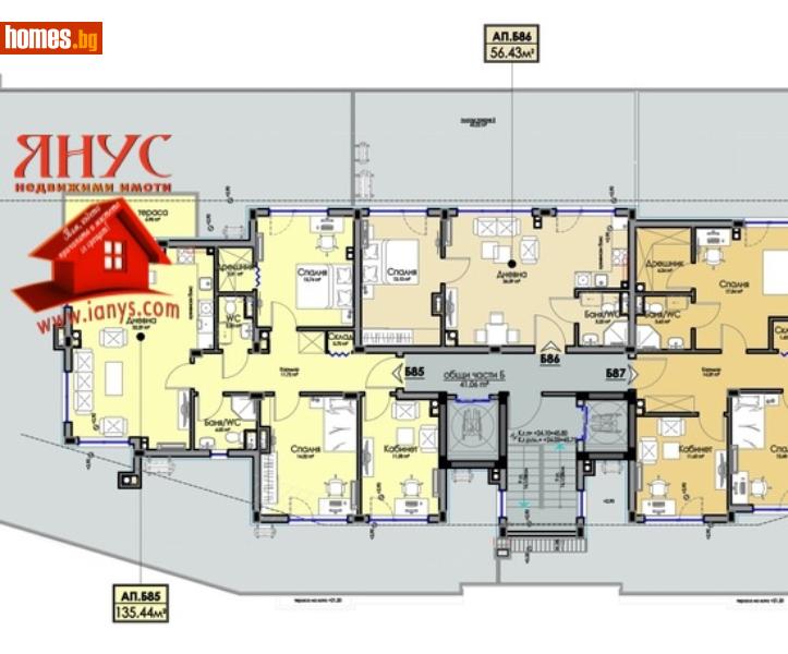 Двустаен, 99m² - Жк. Изгрев, Бургас - Апартамент за продажба - ЯНУС ЕООД - 117673994