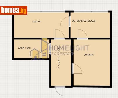 Двустаен, 47m² - Апартамент за продажба - 117686665