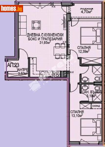 Тристаен, 90m² - Жк. Обеля 2, София - Апартамент за продажба - МИРЕЛА - 117688148