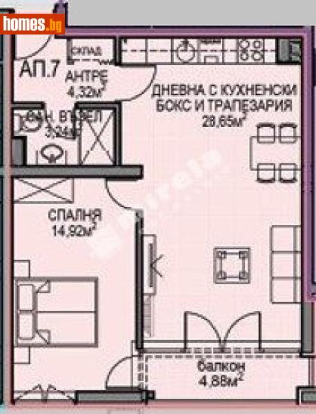 Двустаен, 70m² - Жк. Обеля 2, София - Апартамент за продажба - МИРЕЛА - 117688152
