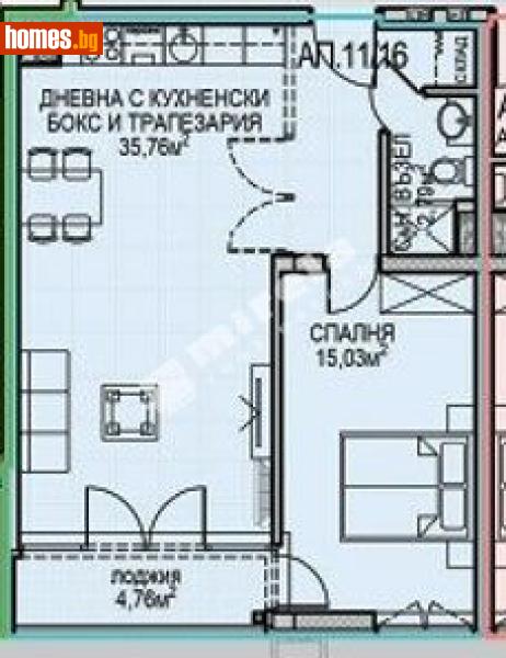 Двустаен, 72m² - Жк. Обеля 2, София - Апартамент за продажба - МИРЕЛА - 117688222