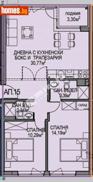 Тристаен, 86m² - Жк. Обеля 2, София - Апартамент за продажба - МИРЕЛА - 117688230