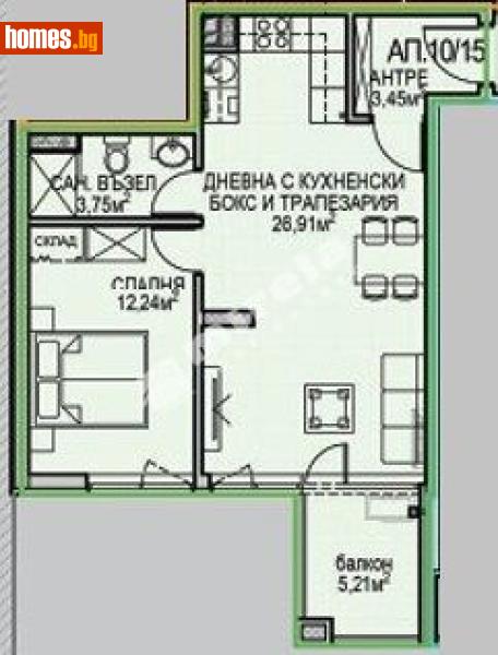 Двустаен, 67m² - Жк. Обеля 2, София - Апартамент за продажба - МИРЕЛА - 117688246