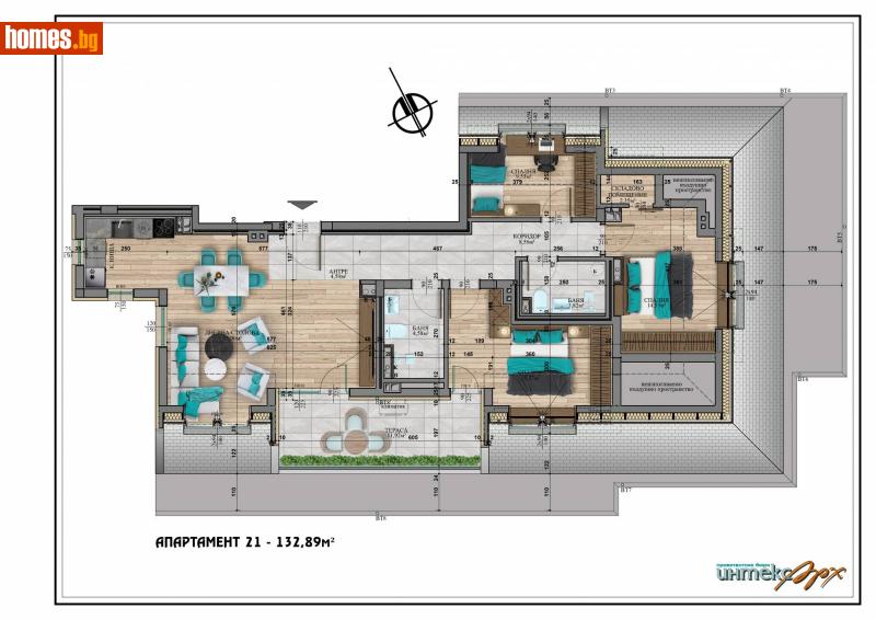 Четиристаен, 155m² -  Студентски Град, София - Апартамент за продажба - ЕКС НВД - 117689005