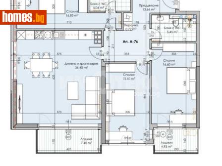 Многостаен, 166m² - Апартамент за продажба - 117705512