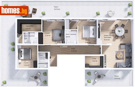 Многостаен, 329m² - Апартамент за продажба - 117707285