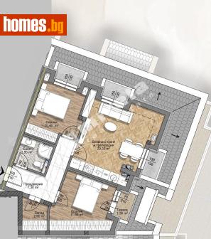 Тристаен, 85m² - Апартамент за продажба - 117741130