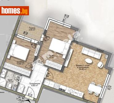 Тристаен, 93m² - Апартамент за продажба - 117741142