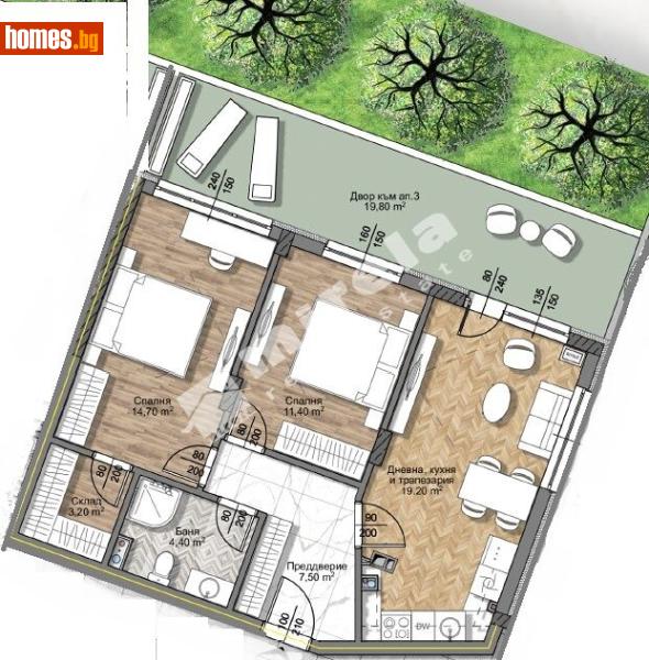 Тристаен, 82m² - Жк. Овча Купел 2, София - Апартамент за продажба - МИРЕЛА - 117741158