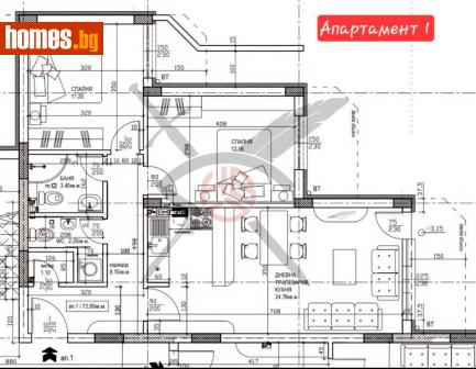 Тристаен, 101m² - Апартамент за продажба - 117744271