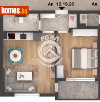 Двустаен, 60m² - Апартамент за продажба - 117753623