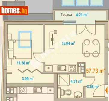 Двустаен, 80m² - Апартамент за продажба - 117766034