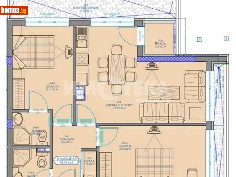Тристаен, 108m² - Жк. Обеля 2, София - Апартамент за продажба - ИМОТЕКА АД - 117784241