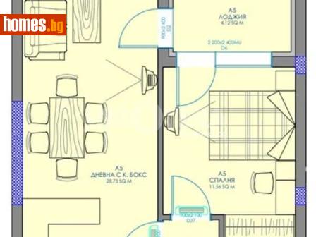 Двустаен, 74m² - Апартамент за продажба - 117784248