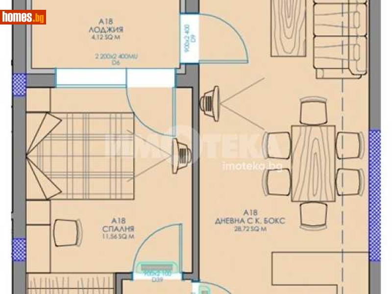 Двустаен, 70m² - Жк. Обеля 2, София - Апартамент за продажба - ИМОТЕКА АД - 117784344