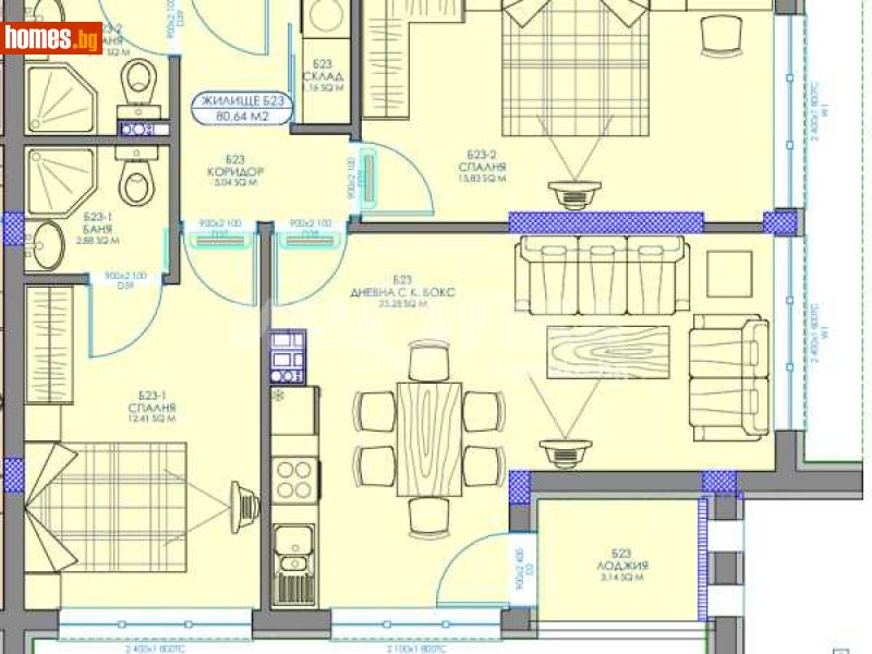 Тристаен, 70m² - Жк. Обеля 2, София - Апартамент за продажба - ИМОТЕКА АД - 117784379