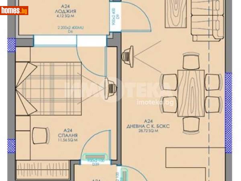 Двустаен, 70m² - Жк. Обеля 2, София - Апартамент за продажба - ИМОТЕКА АД - 117784386