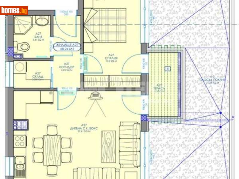 Двустаен, 113m² - Жк. Обеля 2, София - Апартамент за продажба - ИМОТЕКА АД - 117784407