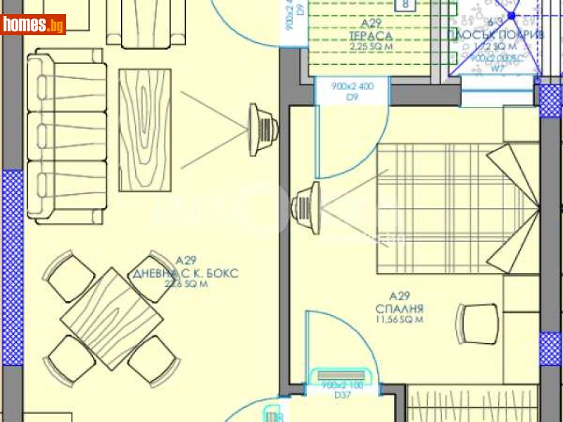 Двустаен, 69m² - Жк. Обеля 2, София - Апартамент за продажба - ИМОТЕКА АД - 117784421