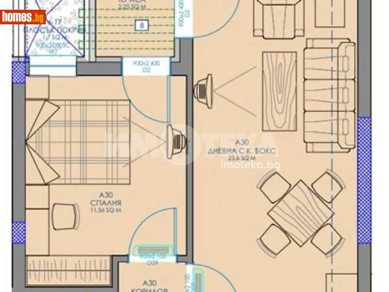 Двустаен, 69m² - Жк. Обеля 2, София - Апартамент за продажба - ИМОТЕКА АД - 117784428