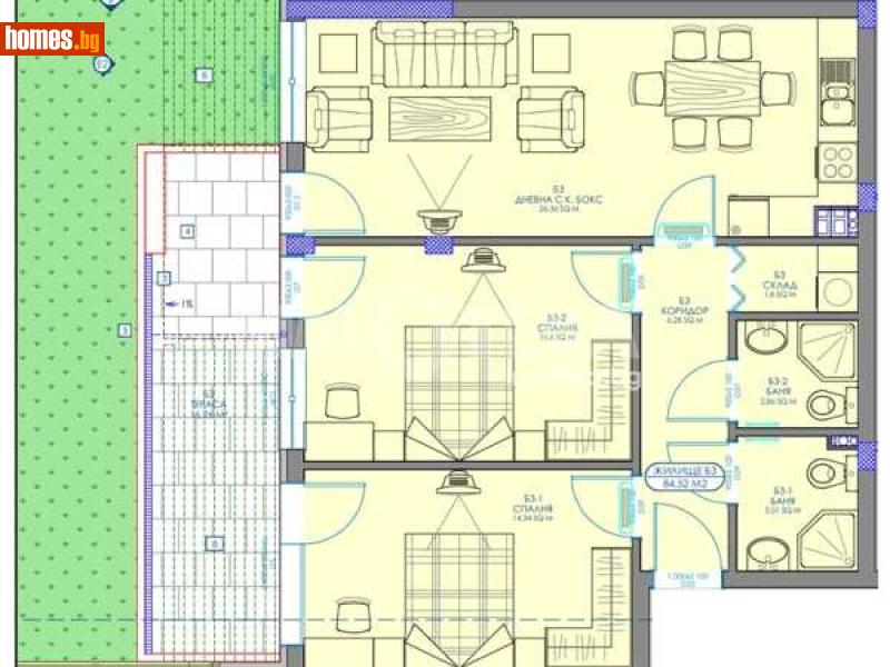 Тристаен, 162m² - Жк. Обеля 2, София - Апартамент за продажба - ИМОТЕКА АД - 117784463