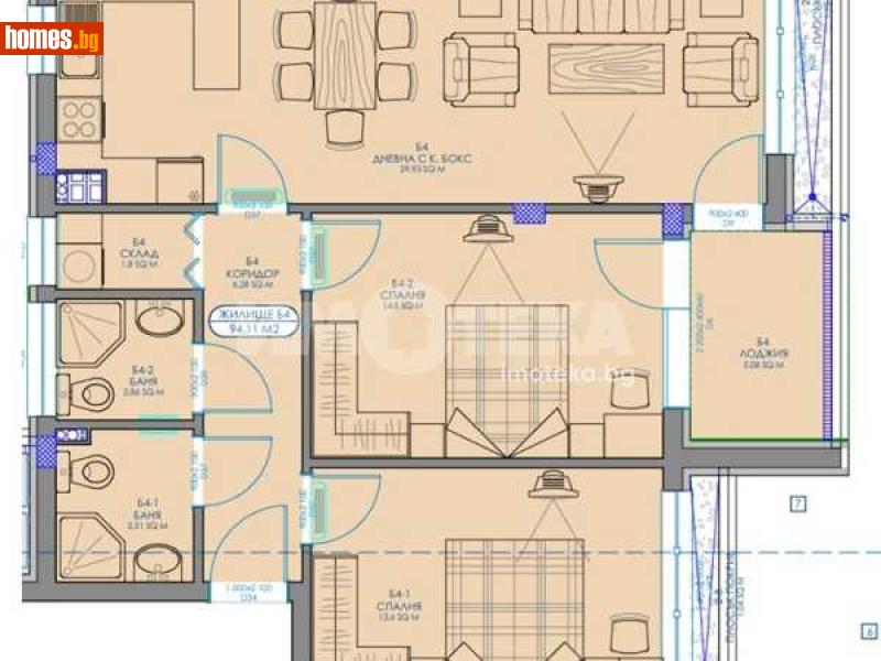 Тристаен, 112m² - Жк. Обеля 2, София - Апартамент за продажба - ИМОТЕКА АД - 117784470