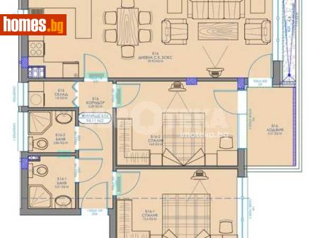 Тристаен, 111m² - Апартамент за продажба - 117784554