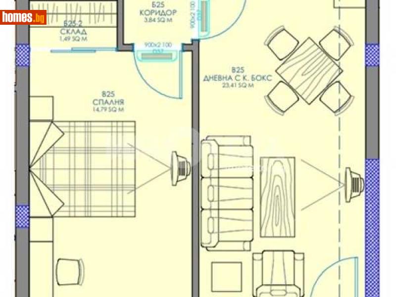 Двустаен, 68m² - Жк. Обеля 2, София - Апартамент за продажба - ИМОТЕКА АД - 117784617