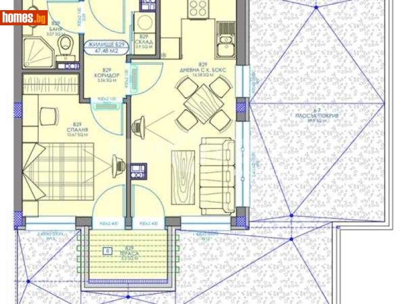 Двустаен, 99m² - Жк. Обеля 2, София - Апартамент за продажба - ИМОТЕКА АД - 117784645