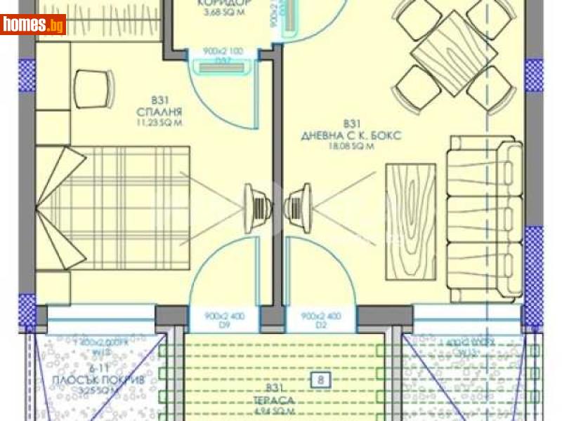 Двустаен, 68m² - Жк. Обеля 2, София - Апартамент за продажба - ИМОТЕКА АД - 117784659