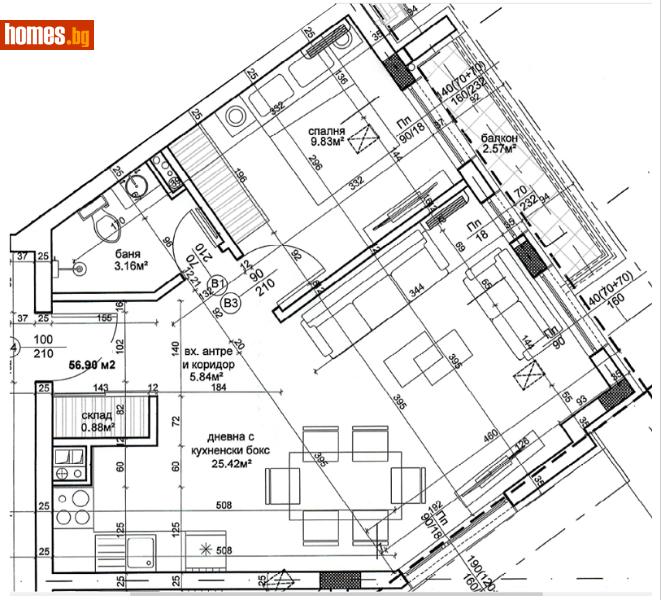 Двустаен, 67m² - Кв. Малинова Долина, София - Апартамент за продажба - Титан Пропъртис - 117785577