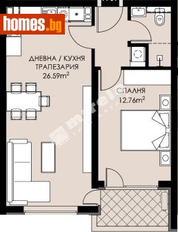 Двустаен, 68m² - Апартамент за продажба - 117802048