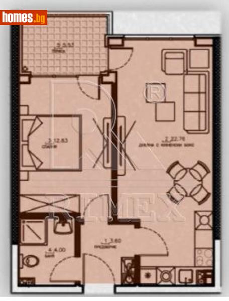Двустаен, 68m² - Кв. Малинова Долина, София - Апартамент за продажба - Римекс Имоти - 117810971