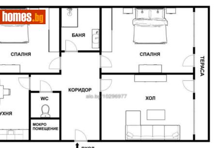 Тристаен, 80m² - Апартамент за продажба - 117825045