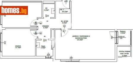 Тристаен, 100m² - Апартамент за продажба - 117845024